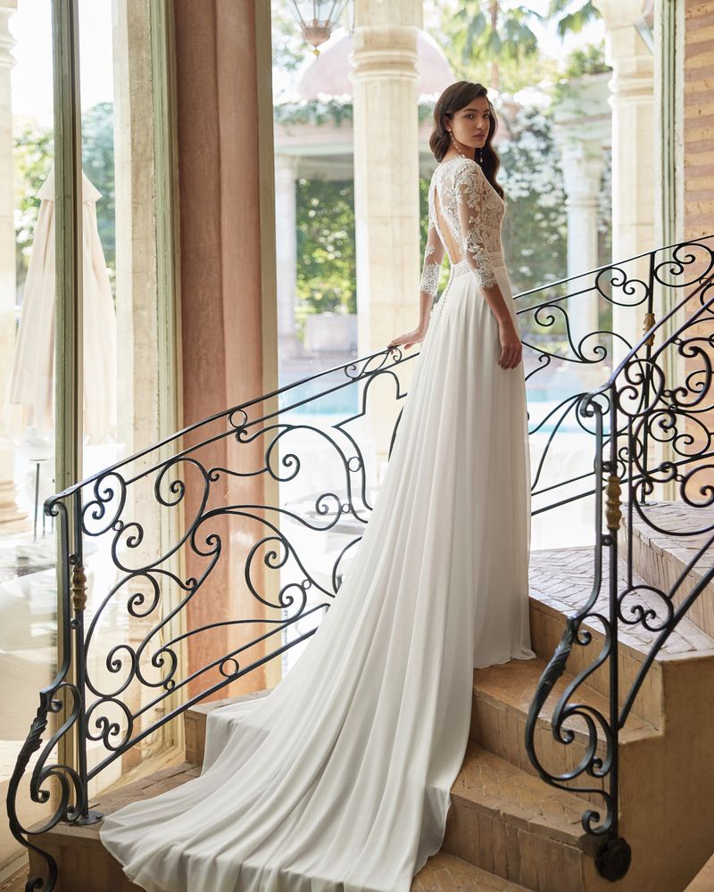 Rosa Clará 2023-as menyasszonyi ruha, esküvői ruha vásárlás, bérlés: Amber eskövői ruha