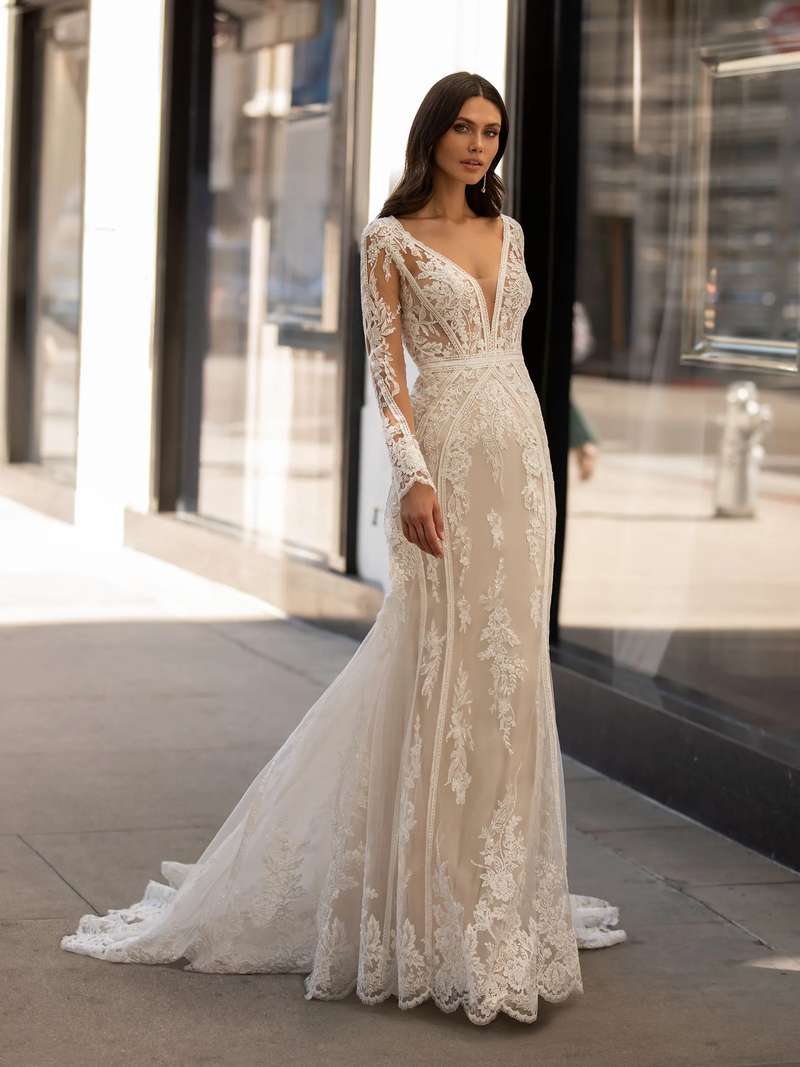Pronovias JOY 2023-as menyasszonyi ruha, esküvői ruha vásárlás, bérlés: Andrews menyasszonyi ruha