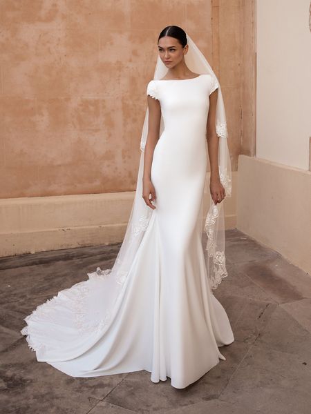Pronovias JOY 2023-as menyasszonyi ruha, esküvői ruha vásárlás, bérlés: Anitra menyasszonyi ruha