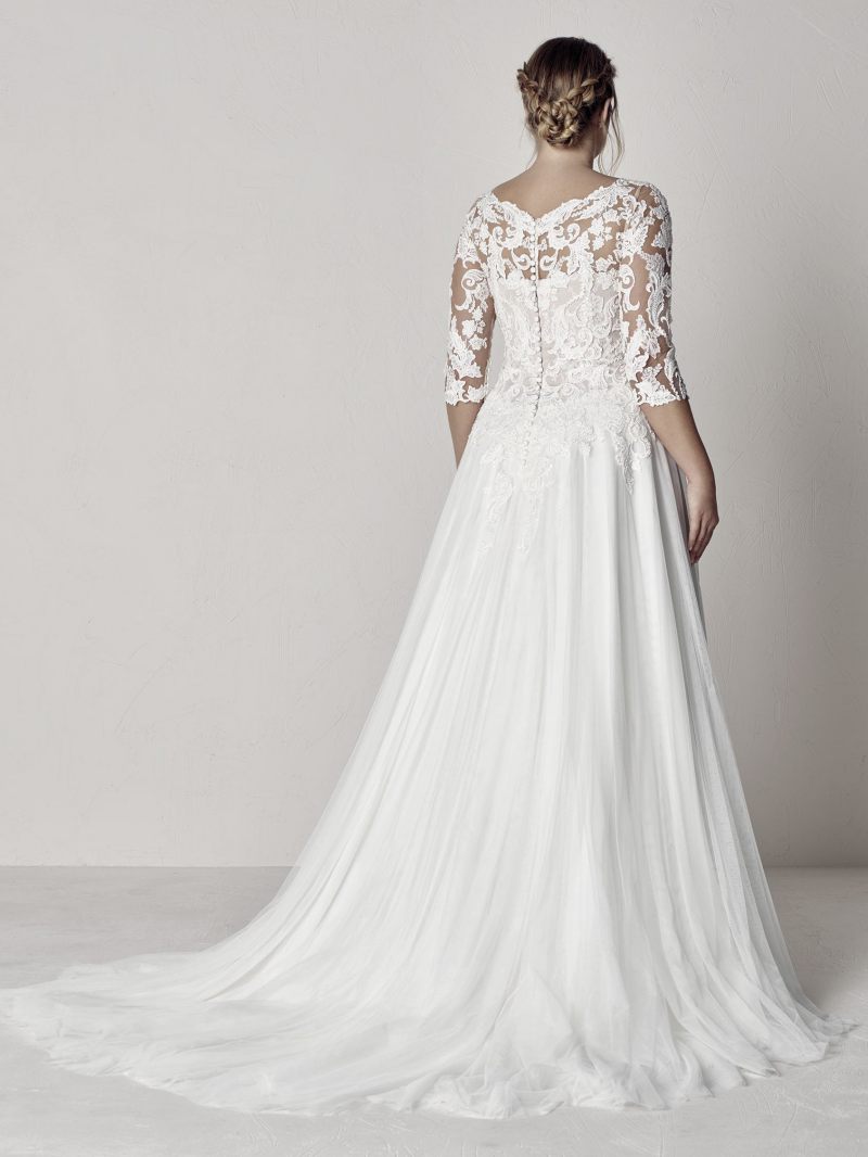 Plus Size menyasszonyi, esküvői ruhák: Etolia eskövői ruha
