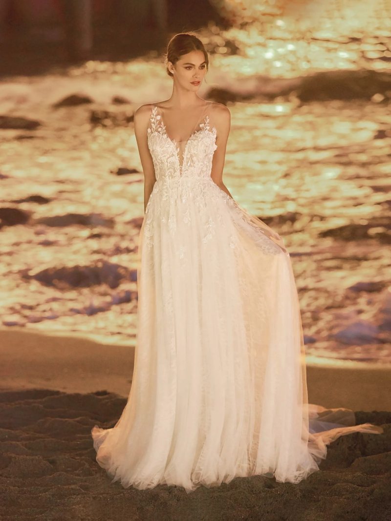 Pronovias JOY 2023-as menyasszonyi ruha, esküvői ruha vásárlás, bérlés: Imani menyasszonyi ruha