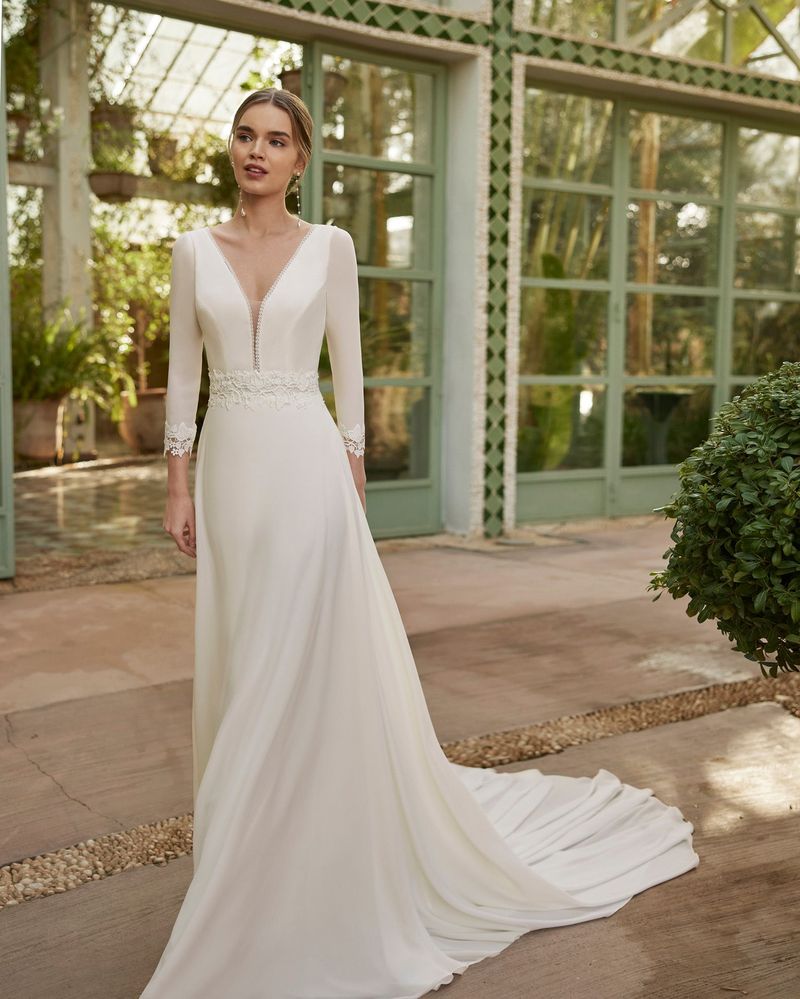 Rosa Clará 2023-as menyasszonyi ruha, esküvői ruha vásárlás, bérlés: Lena menyasszonyi ruha