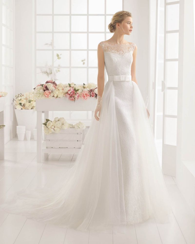Rosa Clará 2023-as menyasszonyi ruha, esküvői ruha vásárlás, bérlés: Marquesa menyasszonyi ruha