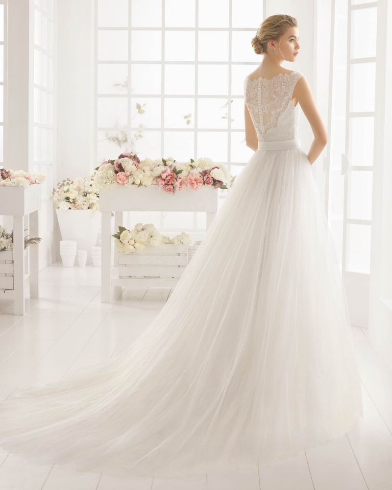 Rosa Clará 2023-as menyasszonyi ruha, esküvői ruha vásárlás, bérlés: Marquesa eskövői ruha