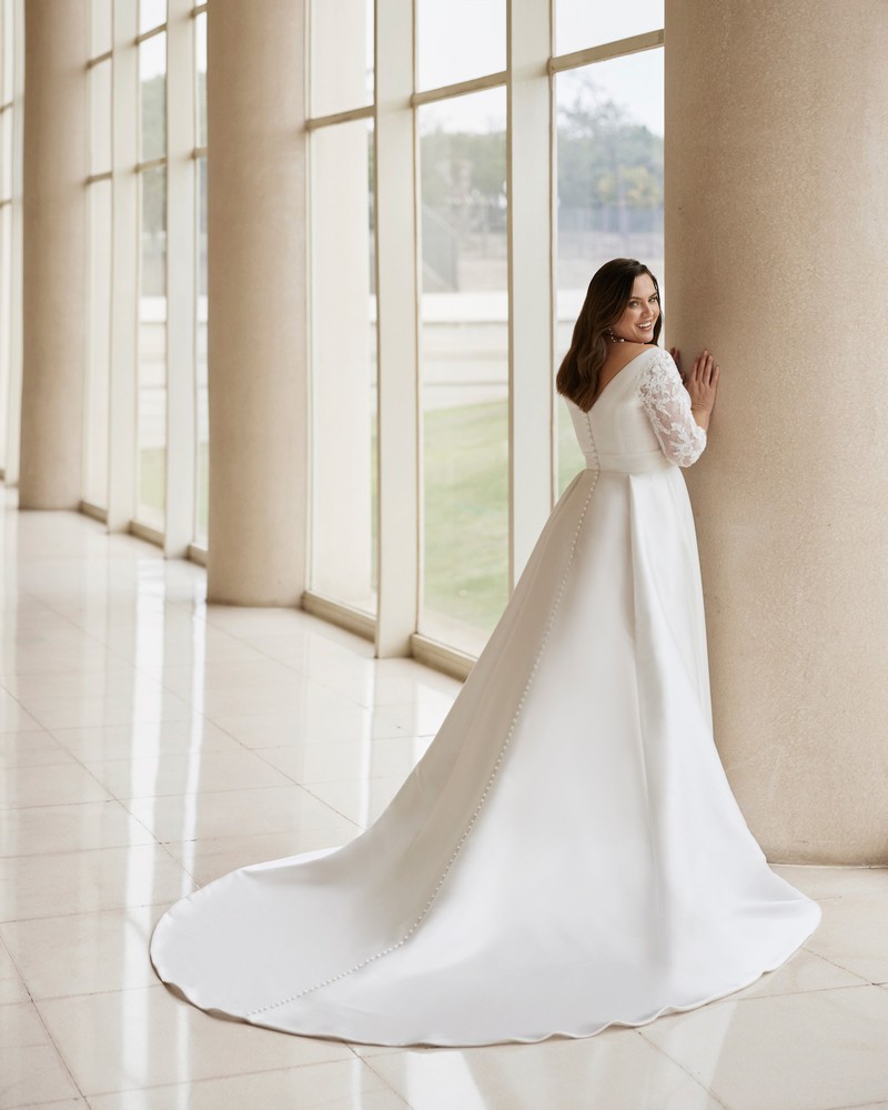 Plus Size menyasszonyi, esküvői ruhák: Milana eskövői ruha