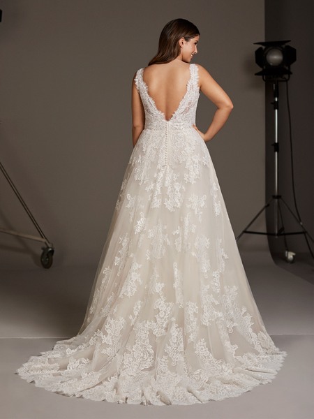 Plus Size menyasszonyi, esküvői ruhák: Orion Es eskövői ruha