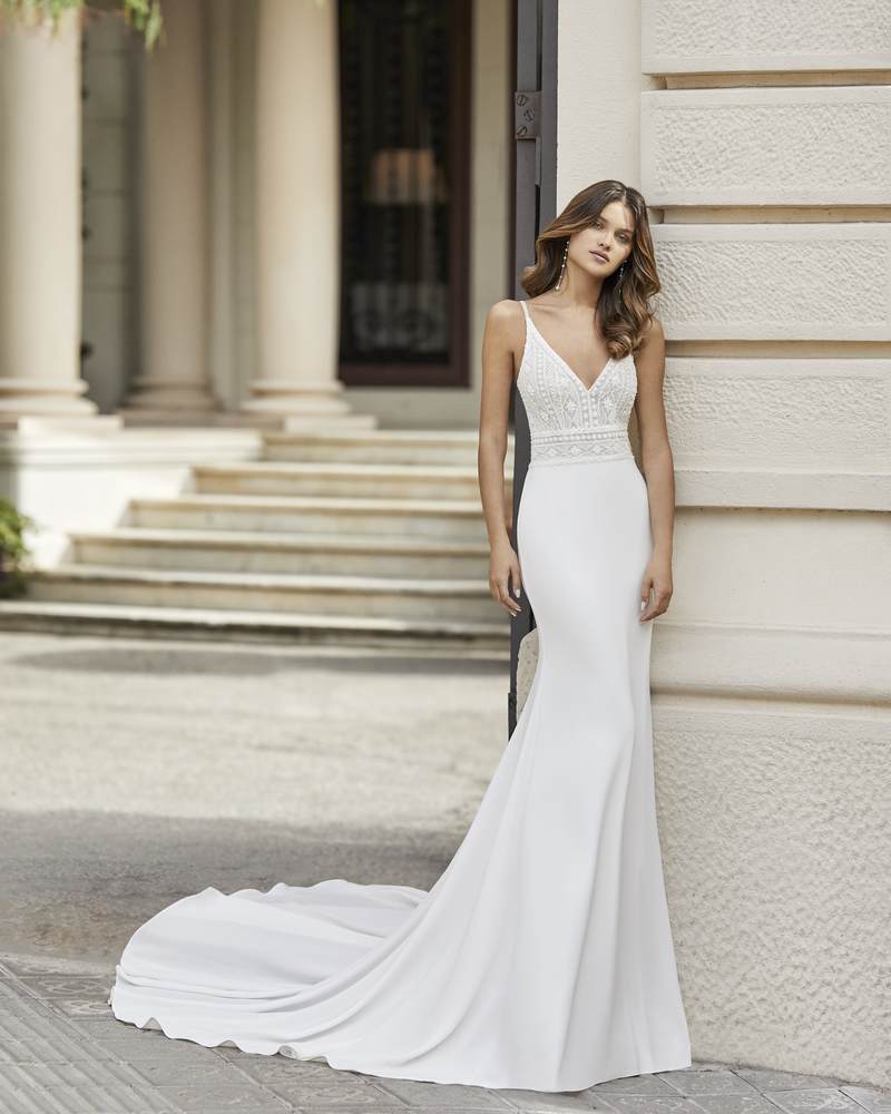 Rosa Clará 2023-as menyasszonyi ruha, esküvői ruha vásárlás, bérlés: Tango menyasszonyi ruha