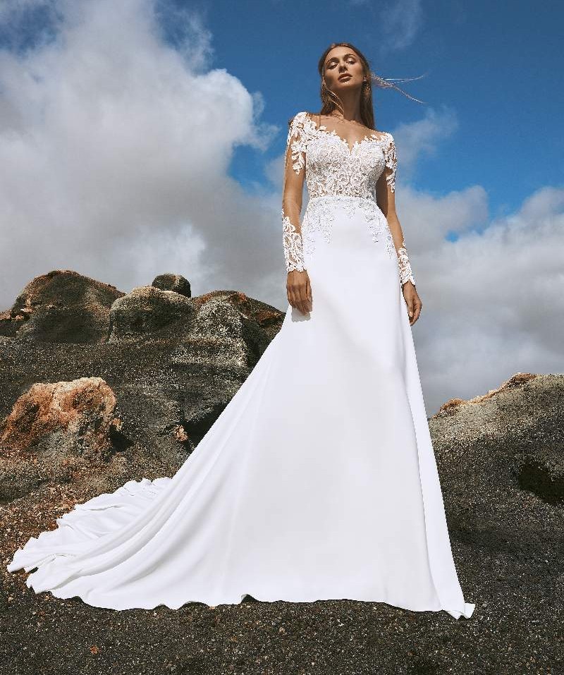 Pronovias JOY 2023-as menyasszonyi ruha, esküvői ruha vásárlás, bérlés: Yushan menyasszonyi ruha